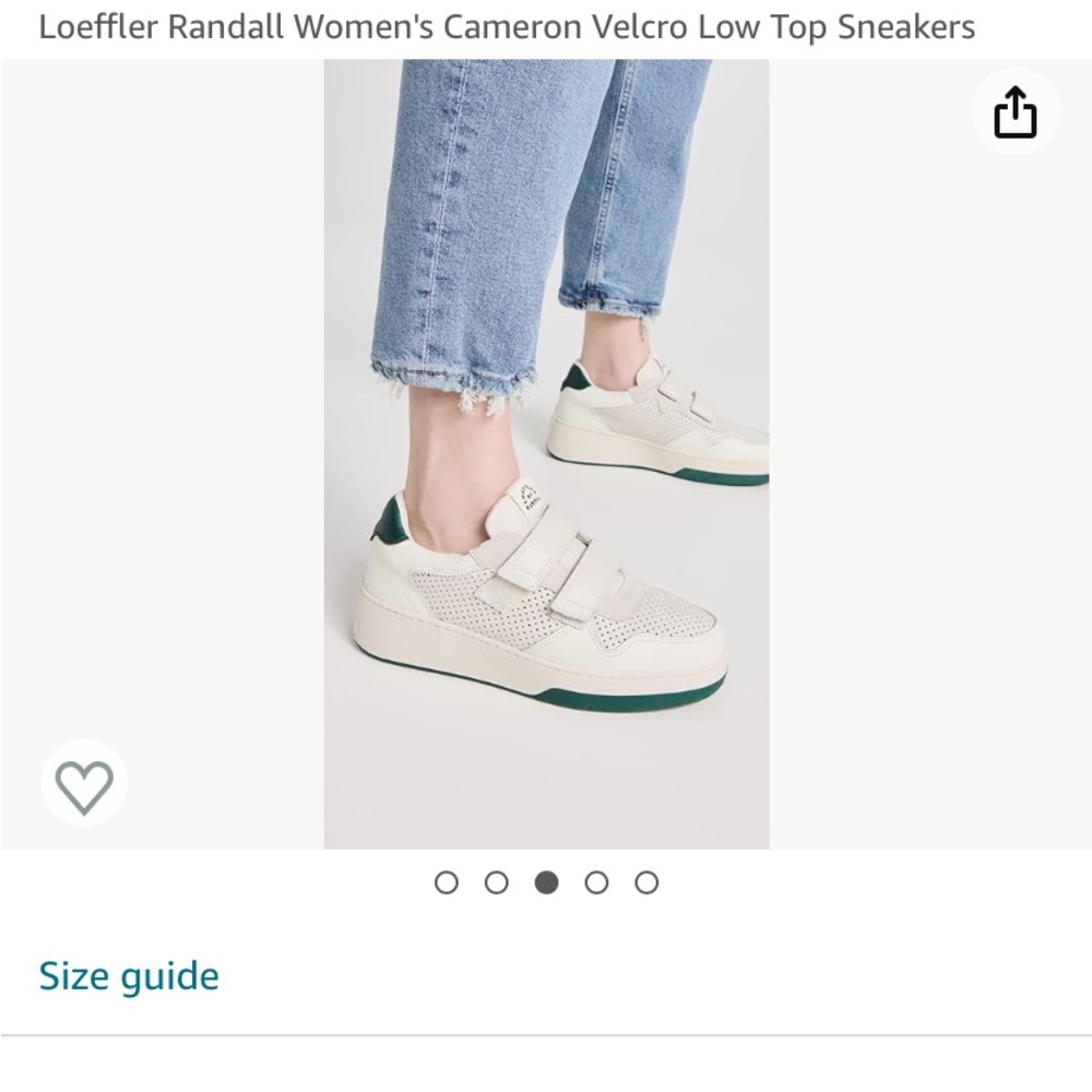 Loeffler Randall Velcro sneaker -- size 9.5. Very good used condition